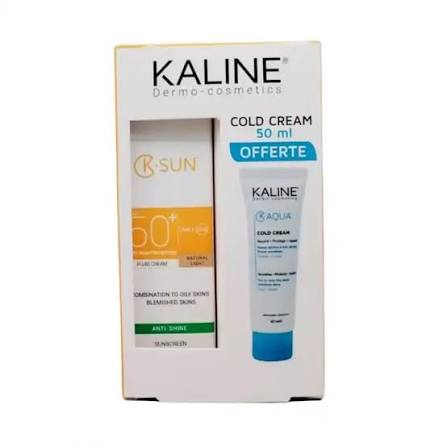 KALINE PACK CREME TEINTE CLAIRE SPF50 P.MIXTE GRASSE + CREME HYDRATANT